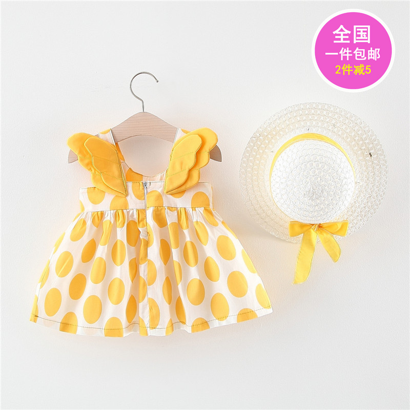 2022女孩新款洋气裙子4儿童潮流网红公主裙女童3岁韩版夏季连衣裙
