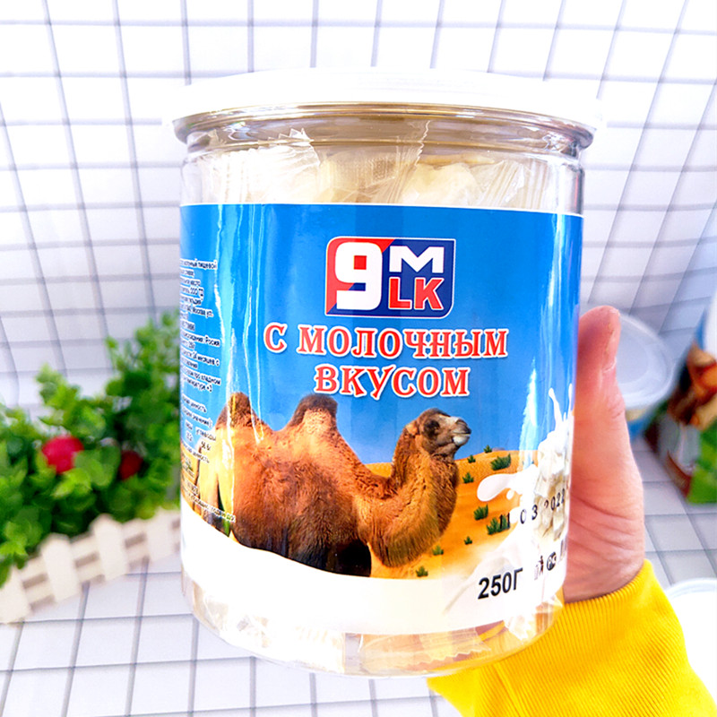 俄罗斯风味驼奶片老人营养零食9MLK宝宝奶片干吃辅食罐装骆驼奶片