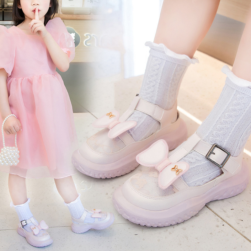 基诺浦女童凉鞋2024年夏季新款包头休闲女公主儿童拖鞋中大童凉鞋