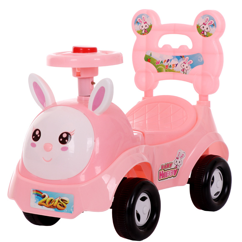 儿童滑行车1-3岁扭扭摇摆车四轮溜溜车宝宝助步车玩具车可坐骑