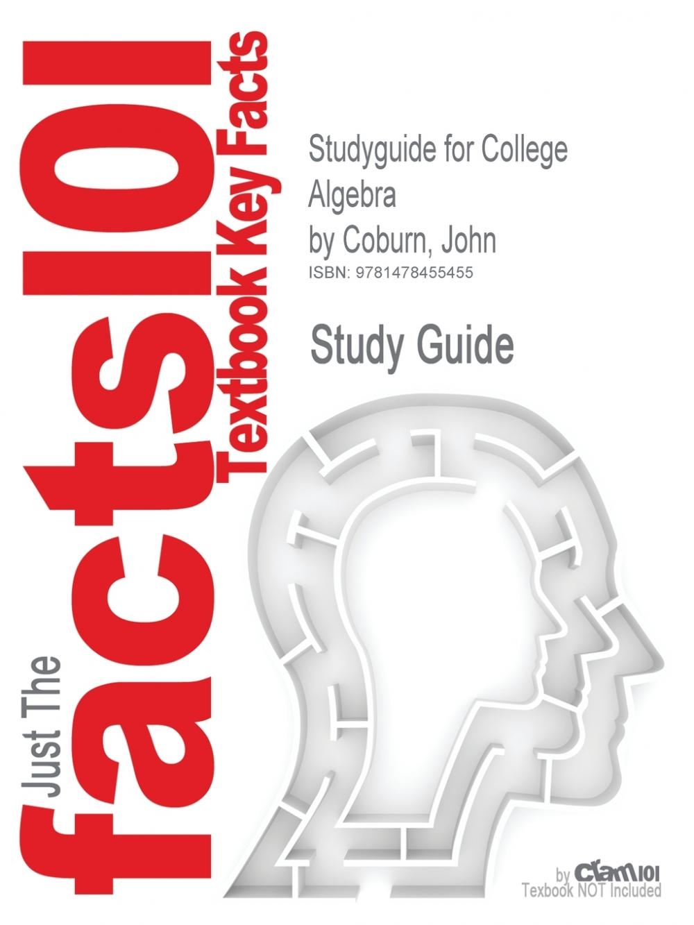 预售 按需印刷 Studyguide for College Algebra by Coburn  John  ISBN 9780073519586