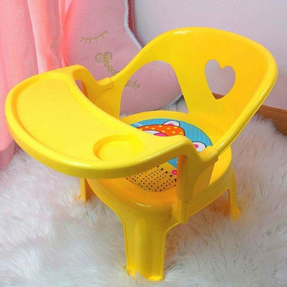 儿童餐椅叫叫椅宝宝吃饭餐桌椅婴儿靠背椅家用塑R料凳子防滑可拆