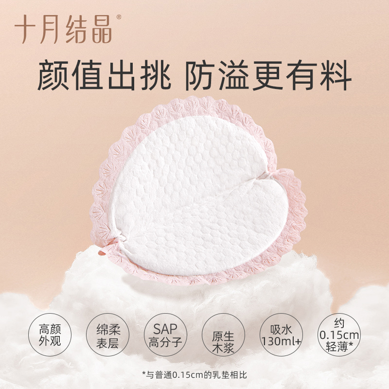 十月结晶防溢乳垫产妇产后夏季超薄款乳贴哺乳期溢乳垫隔奶一次性