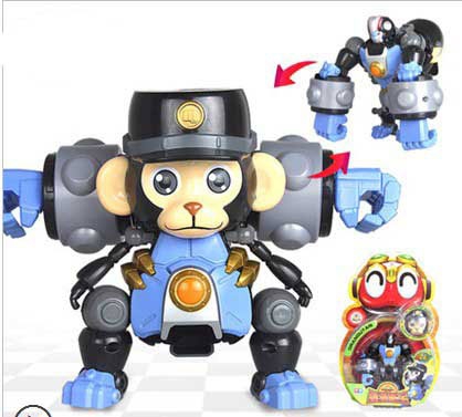 正版快乐酷宝2玩具变形机器人全套蛙王猩猩酷宝雷霆酷宝儿童玩具