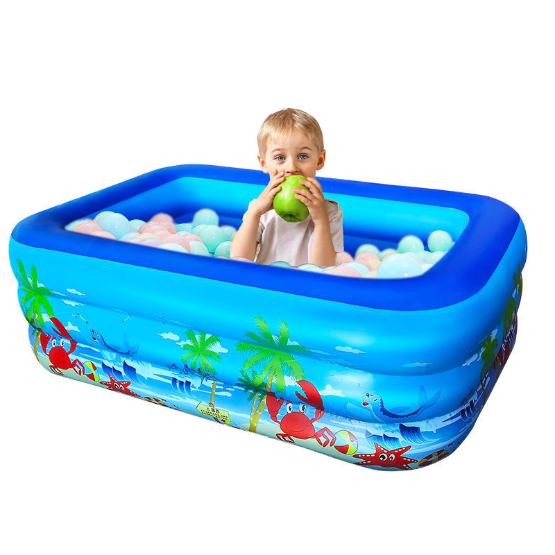 婴儿童充气游泳池家用o加厚宝宝水池大人小孩洗澡桶婴幼儿海洋球