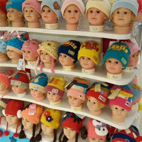 包邮宝宝头模婴儿儿童小孩头部模型儿童帽子假发展示头模道具