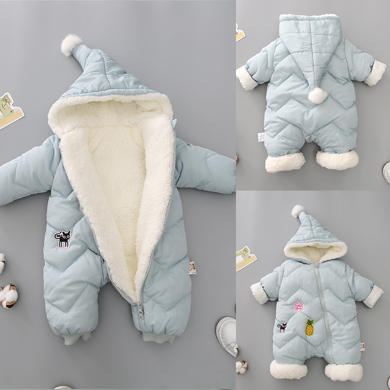 宝宝秋冬装套装0一1岁婴儿衣服潮加厚连体衣女保暖冬季外出抱衣男