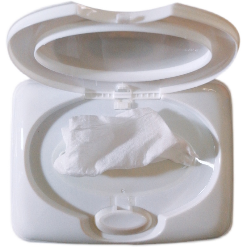 舒洁家庭装湿厕纸40片连抽通用多功能湿巾抽纸口Z防尘保湿盒子白