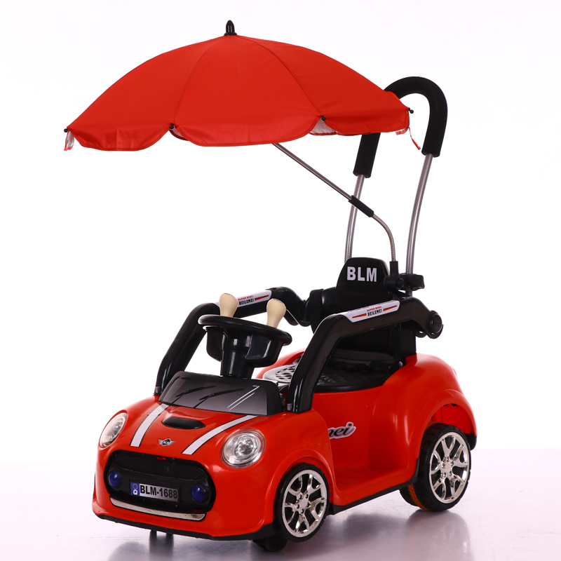 新儿童电动车四轮摇摆童车手推双驱动遥控婴儿小孩玩具可坐人汽车