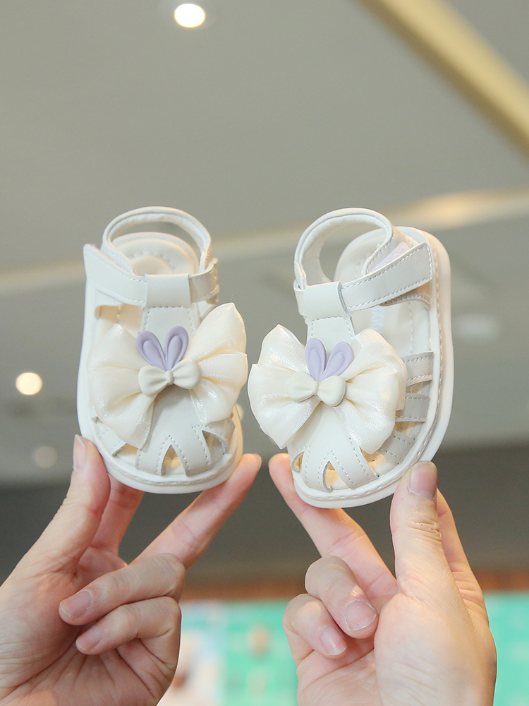 婴儿童防滑学步鞋子夏季新款女童公主鞋韩版1一2岁女宝宝软底凉鞋