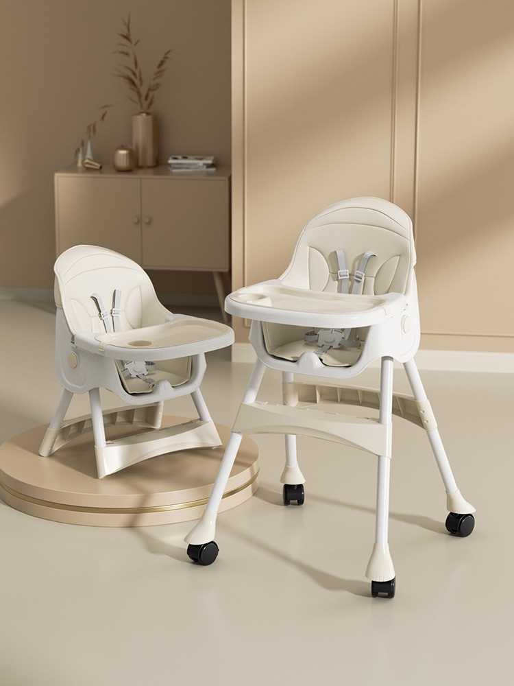 宝宝餐椅吃饭可折叠简约家用婴儿椅子简易餐桌椅座椅高脚儿童饭桌
