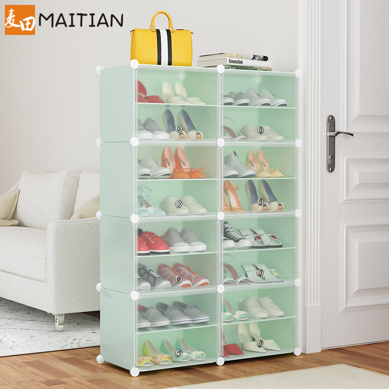 简易鞋柜防尘经济型多层组装收纳塑料现代简约鞋架子省空间客厅柜