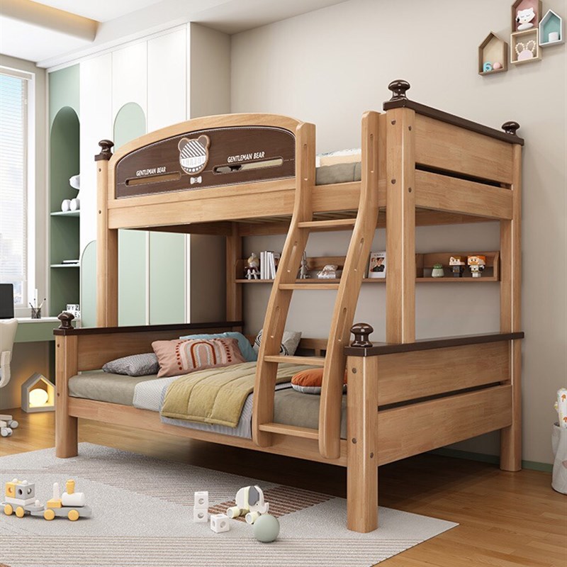 急速发货上下铺双层床儿童床全实木高低床子母床小户型床上下床两