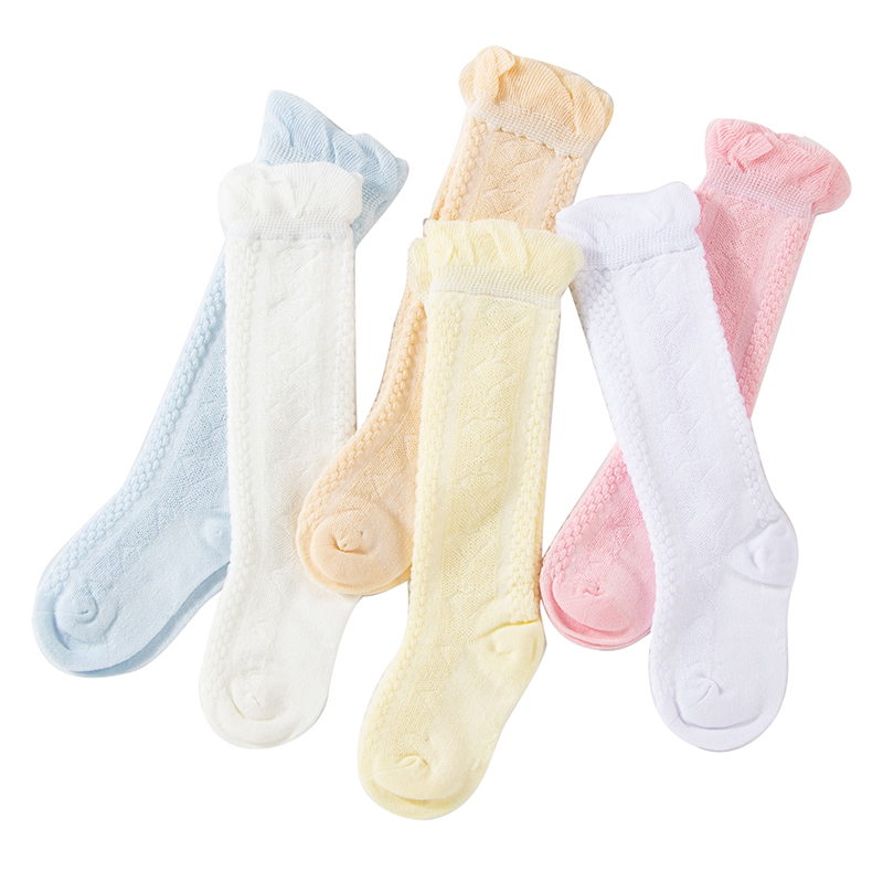 童泰婴儿长筒袜夏季薄款婴童袜0-6岁宝宝袜子松口长筒弹力袜包邮