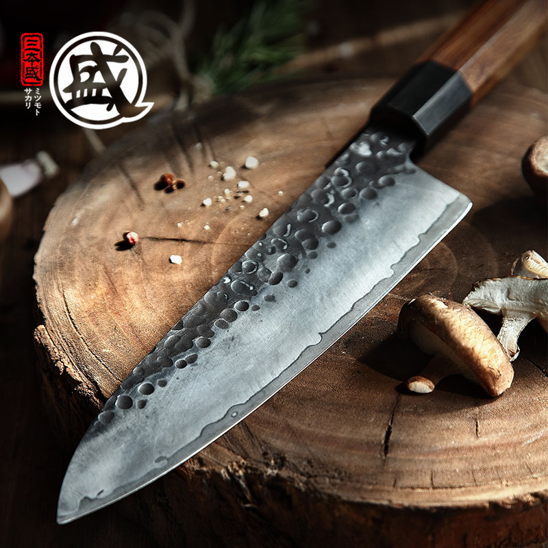 日本三本盛日式主厨刀牛肉刀牛刀分割杀鱼刀刺身刀进口料理专用刀