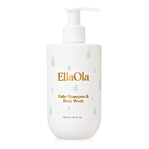 EllaOla Tear Free Baby Shampoo & Body Wash - Organic  Hypoal