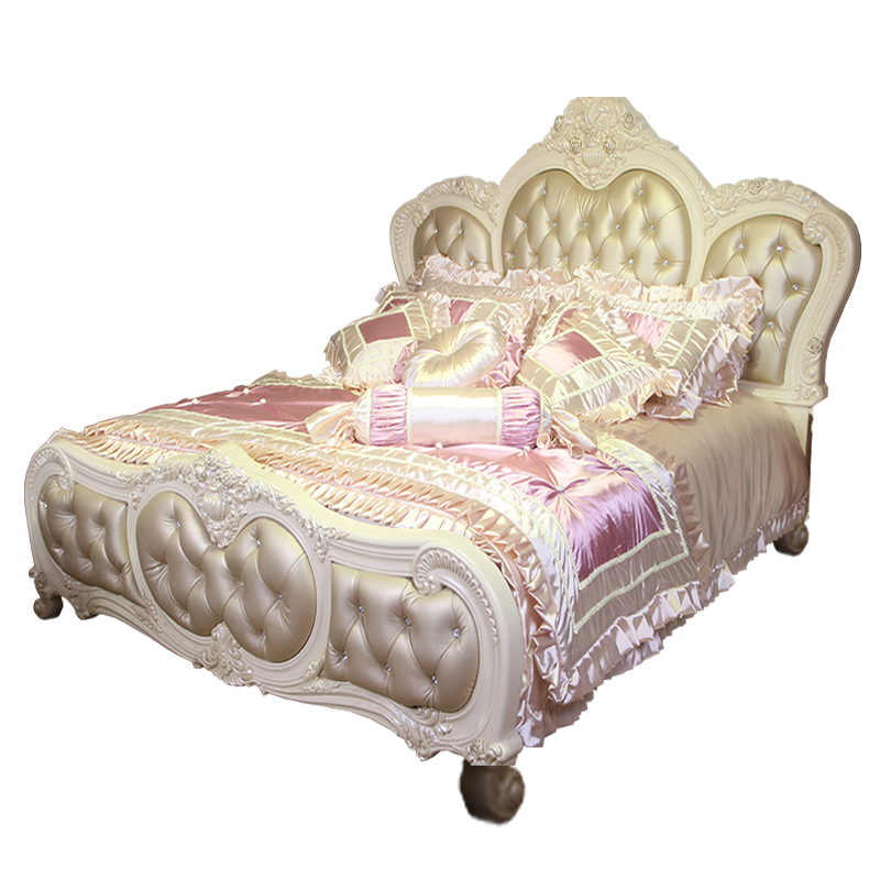 欧式法式奢华床上用品婚庆美式家纺别墅软装新古典床品四件套直销