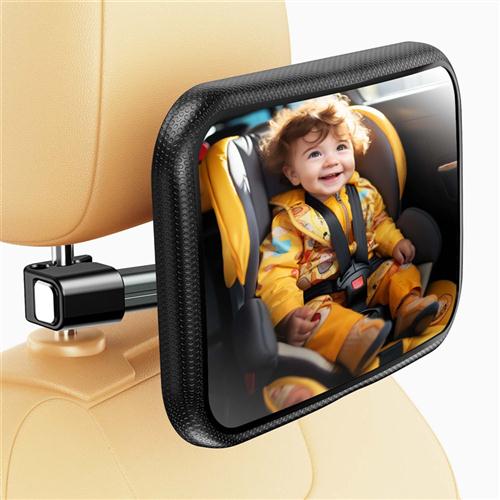 车内宝宝后视辅助镜车用婴儿儿童汽车安全座椅大视野反光观察镜