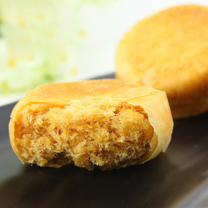 友臣肉松饼500g零食营养早餐面包糕点心休闲充饥食品解馋饼干整箱