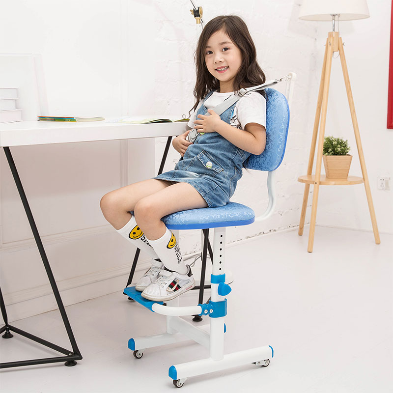 儿童矫正椅家用小学生写字椅可调节升降椅防驼背椅宝宝久坐脚踏椅