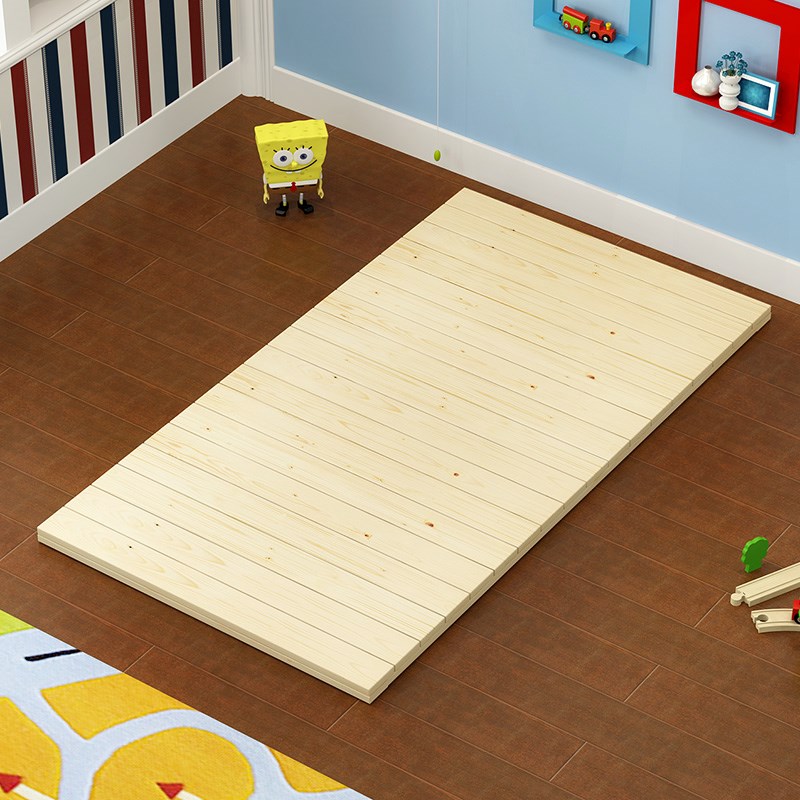 定制实木儿童床垫板婴儿宝宝小床板单人硬床木板排骨架子