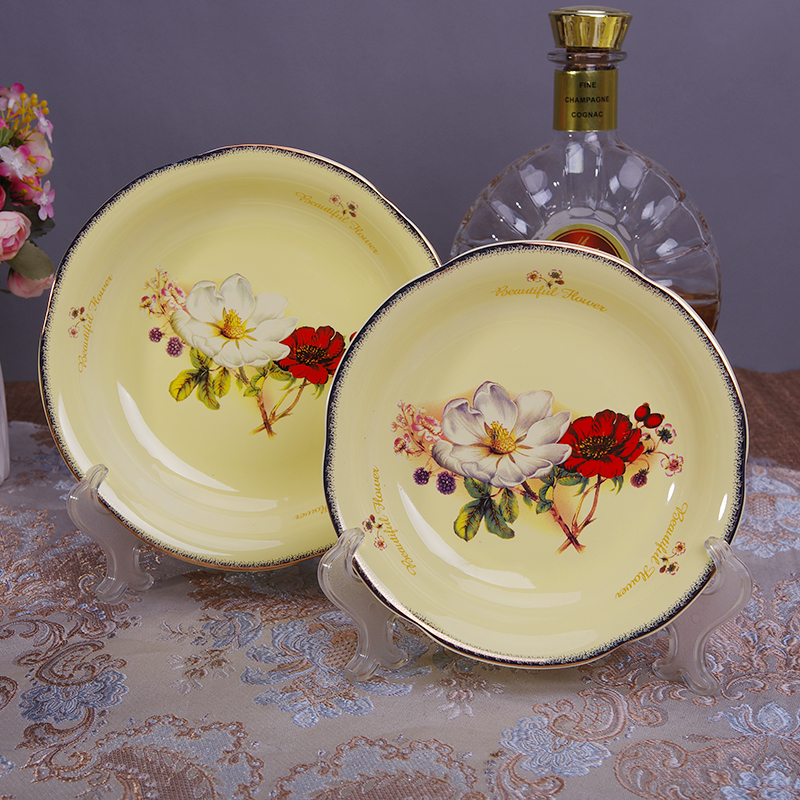 加厚陶瓷礼品餐具套装个性加厚欧式家用陶瓷碗菜盘子碗盘碟组合