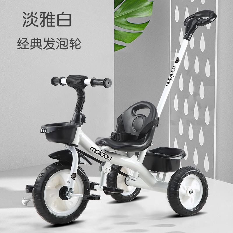 婴儿推车轻便三轮溜娃神器手推车3岁以上小型儿童三轮车脚踏
