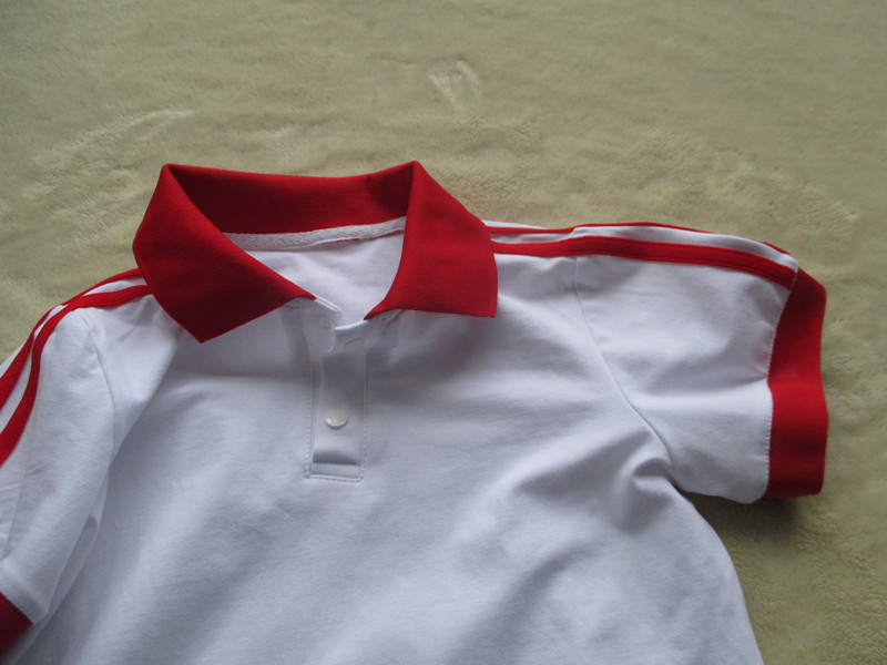 新款短袖初高中小学生校服同款纯棉透气T恤衫儿童POLO衫
