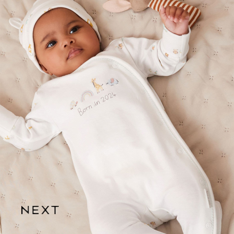 英国NEXT春秋款新生婴儿连体衣早产纯棉月子服宝宝小码衣服满月服