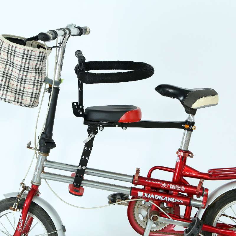 自行车儿童前置座椅小孩宝宝折叠电动车J弯梁车山地车单车通用快