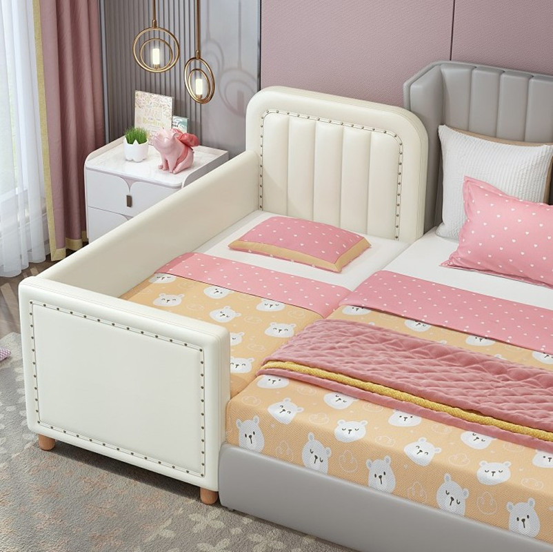 儿童床小床拼接大床带护栏侧边加宽床拼接床边床男孩婴儿床单人床
