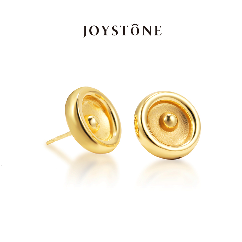 JOYSTONE x Diva 意大利MOON耳钉女小众设计高级复古原创月光耳环