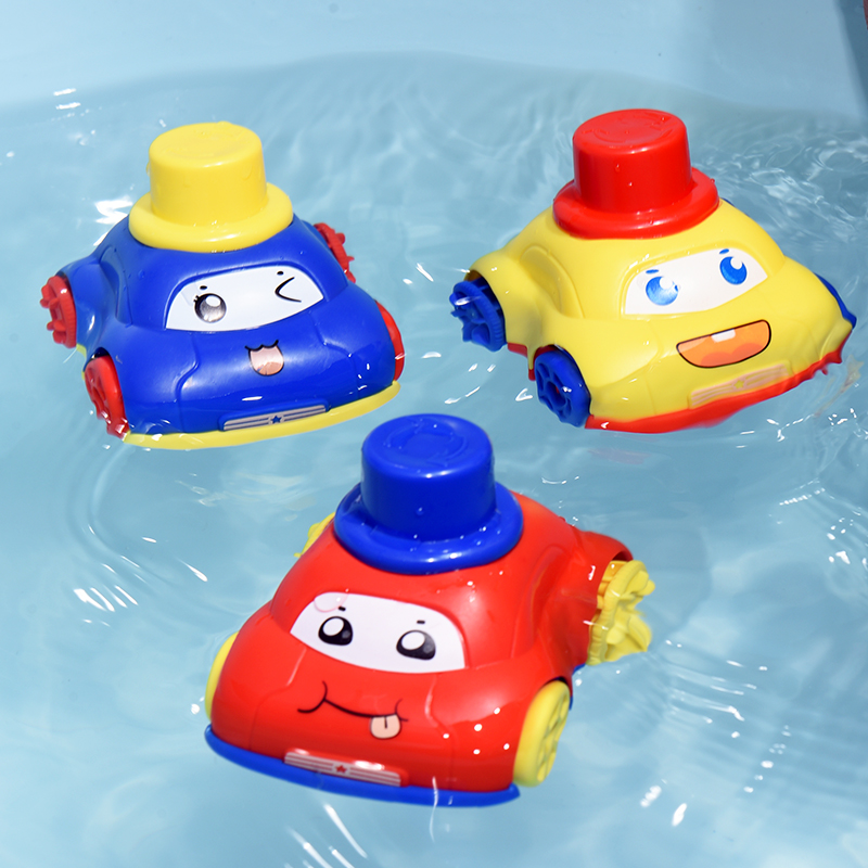 儿童玩具车洗澡婴儿水陆两栖小汽车游泳戏水女男孩发条益智玩具车