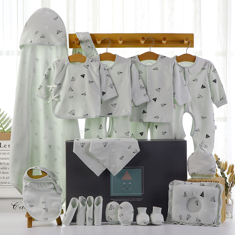 推荐初生幼儿用品婴儿衣服新生儿礼盒套装0-3-6个月秋冬四季宝宝