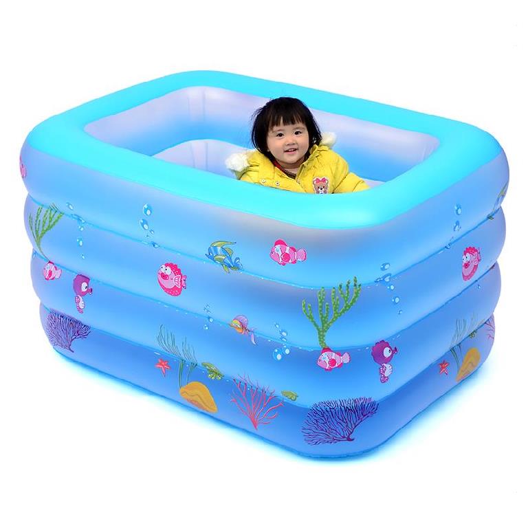 推荐。温宝宝摺叠式婴儿游泳池恒温加热幼儿童成人游泳桶可移动
