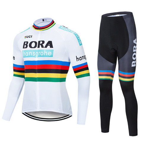 2020骑行服Bora薄款透气夏季自行车服长袖单车衫男女专业轮滑装备