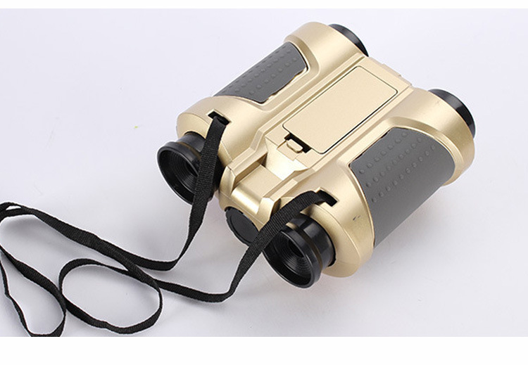 儿童夜视仪4X30双筒望远镜带灯night scope 夜视亲子旅游探险手电