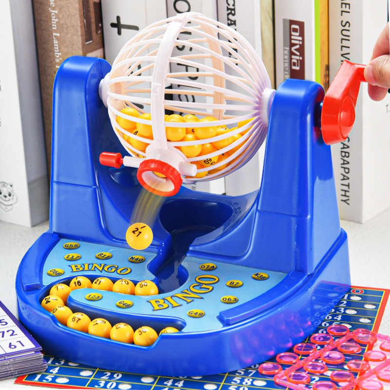 儿童摇奖机游戏机Bingo彬果模拟彩票机亲子趣味互动摇号玩具