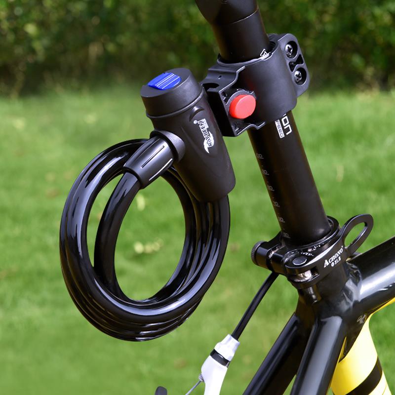 变速赛车自行车配件适用于山地杰按忒自行车配件大全车锁防盗便携