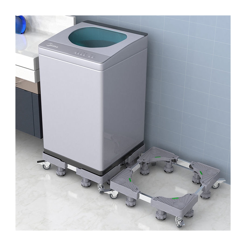洗衣机底座通用万象轮置物架波轮垫高脚架滚筒加高架冰箱托架
