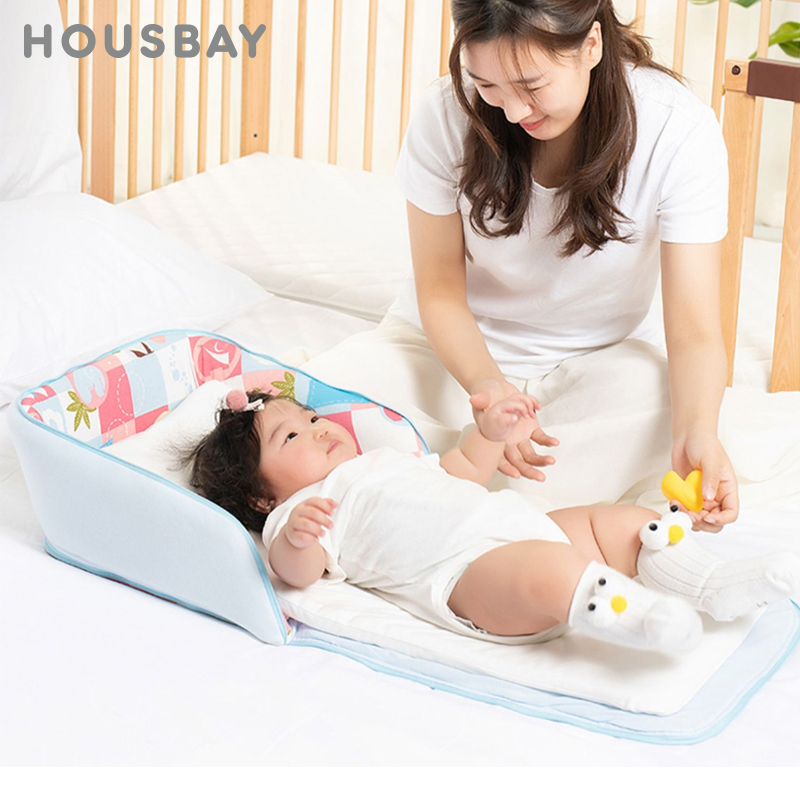 和氏贝新生婴儿床中床便携式可折叠仿生床宝宝防压新生儿床上小床