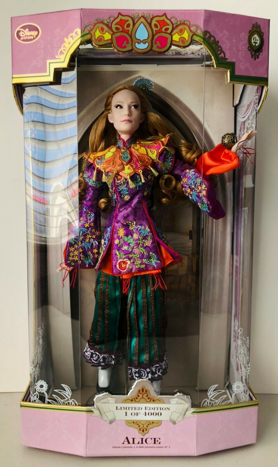Disney Alice 爱丽丝梦游仙境镜中奇遇记 迪士尼限量版17寸娃娃