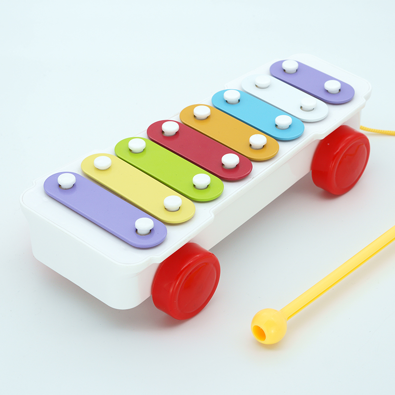 新款快乐年华八音手敲琴婴儿玩具0-1岁木琴打击乐器8个月宝宝音乐