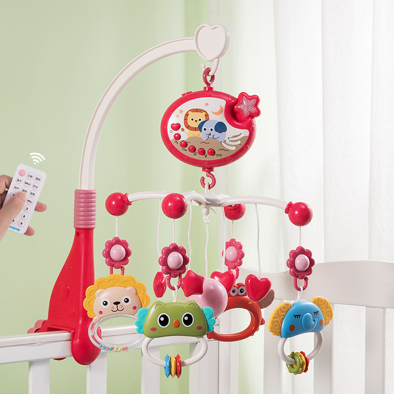 婴儿玩具床摇铃0到3个月bb宝宝用品0一1岁男女孩哄娃神器满月礼物