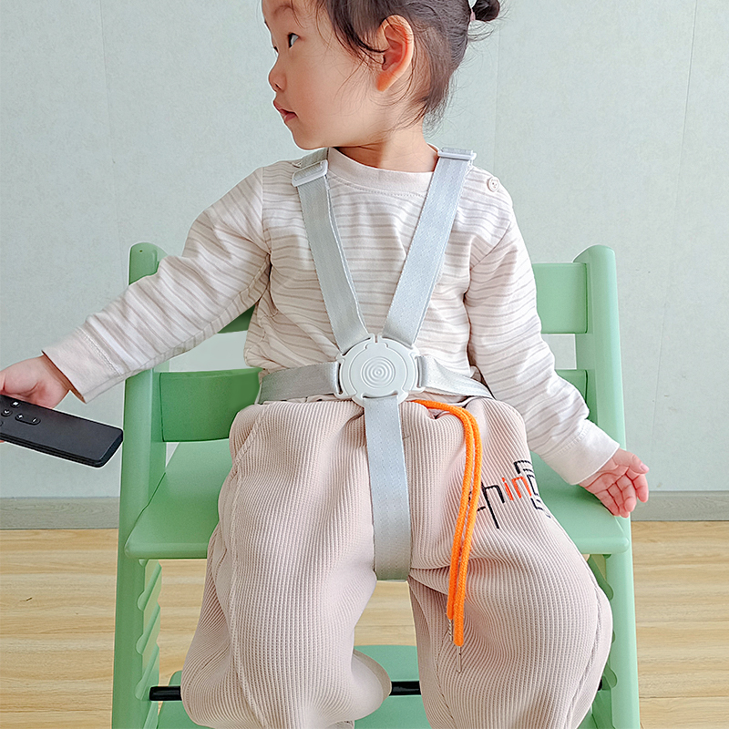 成长椅安全带适用stoke家宝宝餐椅婴儿配件便携座椅防勒固定绑带