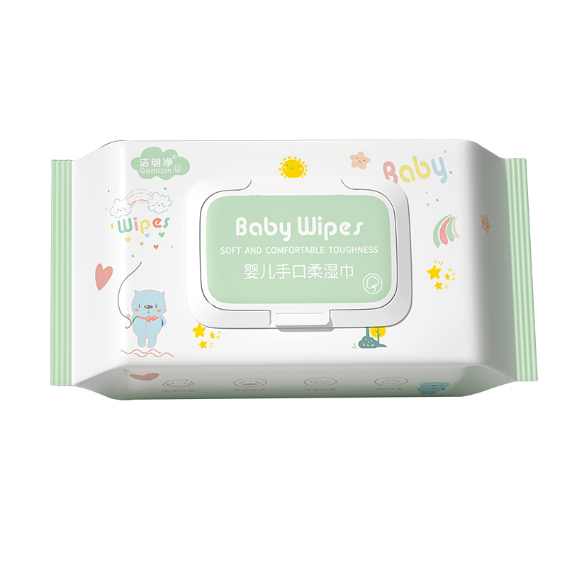 婴儿柔湿巾10大包装新生儿婴幼儿手口屁专用纸巾家用擦脸超柔清洁