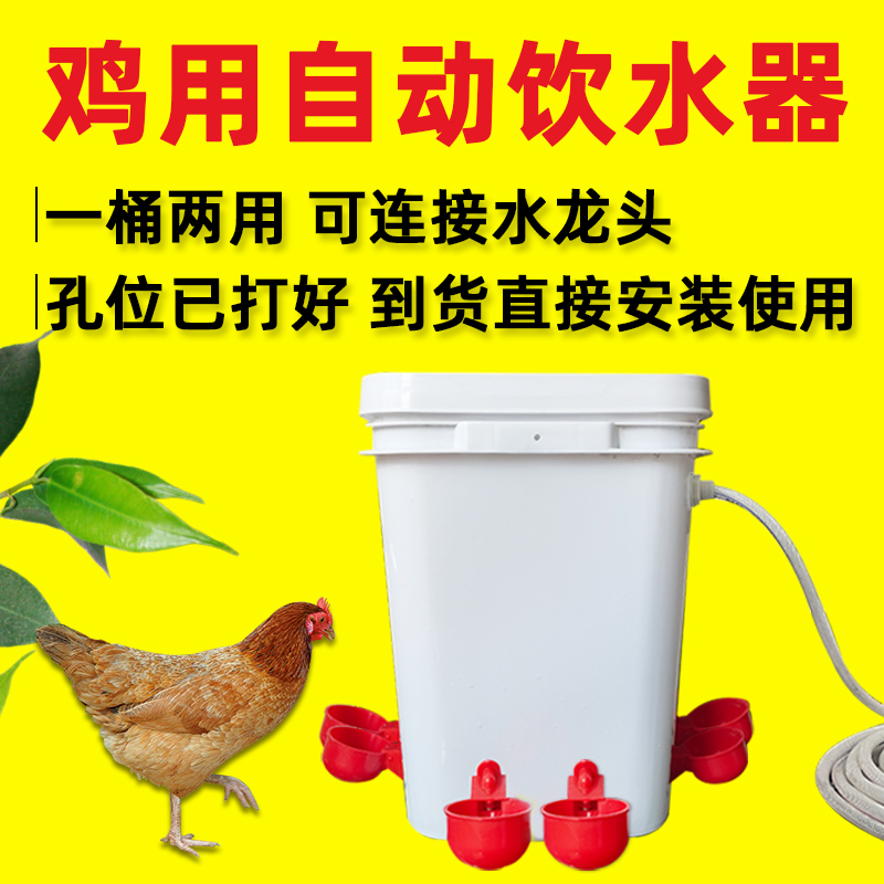 小鸡喝水饮水器全自动喂水器鸡用冬天喝水器家禽养殖鸭鹅用品神器