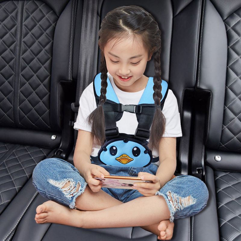 便携式儿童座椅汽车用宝宝简易辅助安全背带可坐睡觉通用坐垫神器