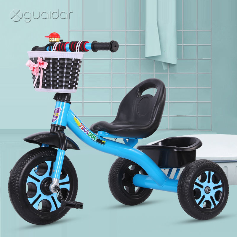 儿童三轮车脚踏车2-3-5-6孩岁小玩蹬自行车男318脚孩女孩宝宝具车