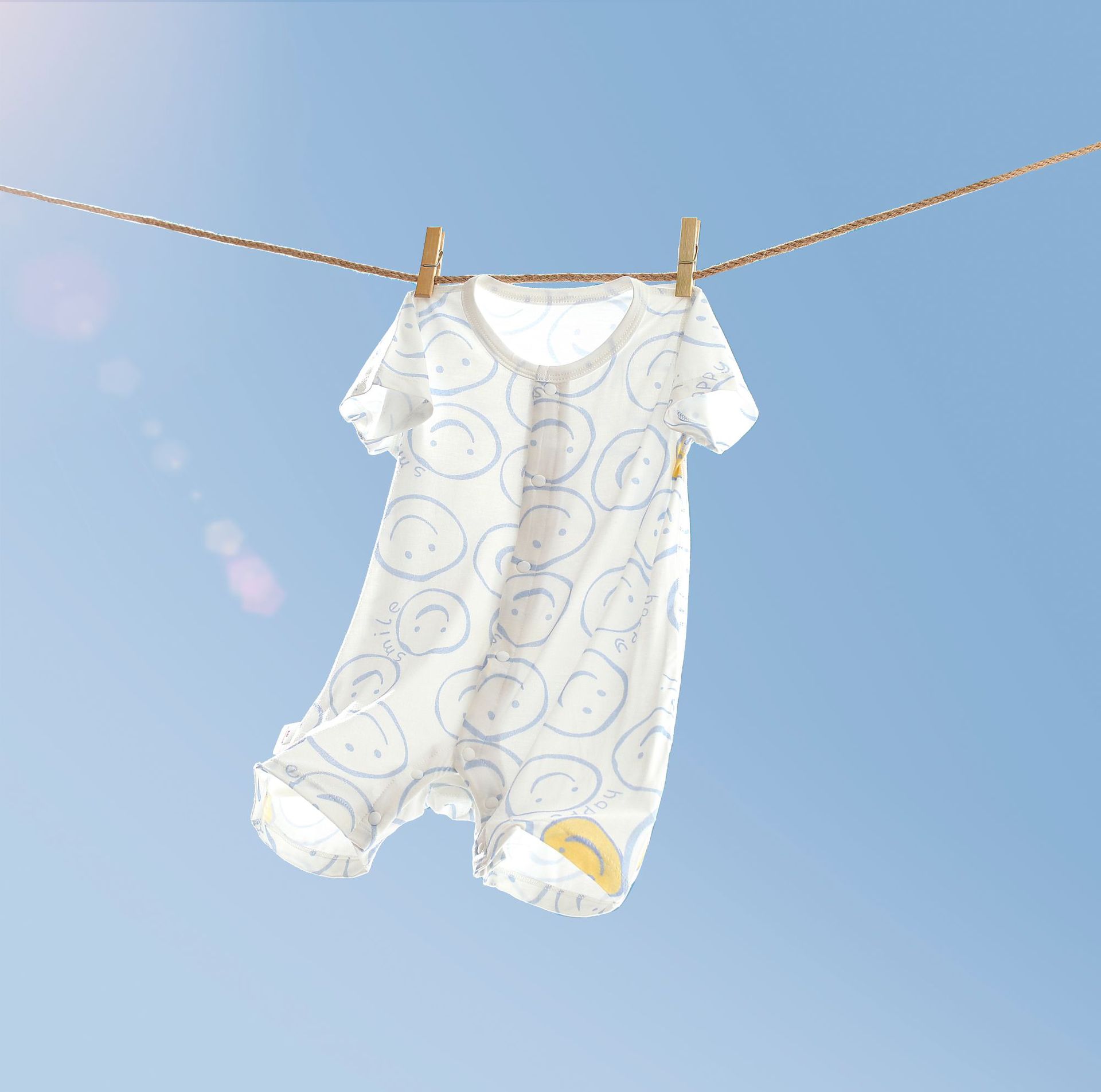 婴儿衣服优克丝夏季薄款透气凉爽新生儿连体衣热卖Aa类宝宝空调服